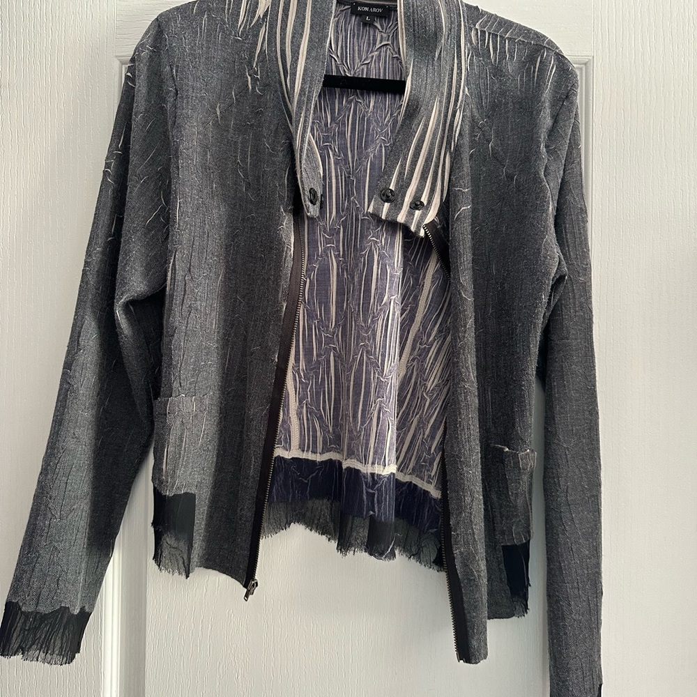 Komarov jacket Large. Gray and black